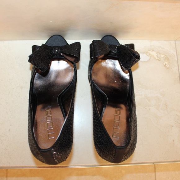 Moda Spana black sequin “Chase” heels - Picture 7 of 11
